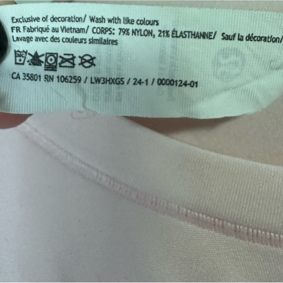 Lululemon Wundermost Ultra Soft Nulu Crewneck Shirt Size L in Pink Haze - Picture 5 of 7